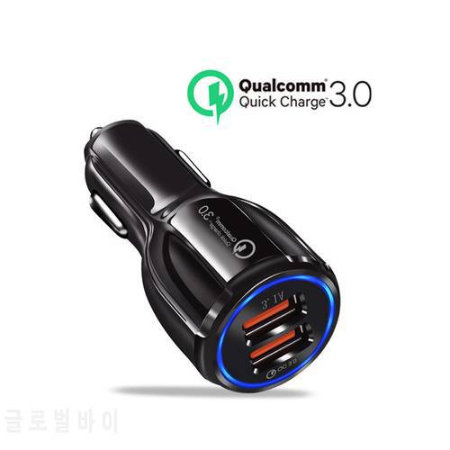 USB Car Charger Quick Charge 3.0 For Huawei Mate 20 pro 20 P20 pro p10 lite plus Phone Voiture Charger Fast Charging Auto Charge
