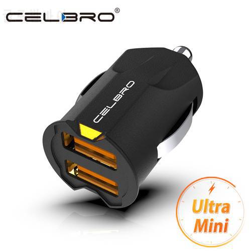 Smallest Mini USB Car Charger Adapter 2A Car USB Charger Mobile Phone Dual USB Car-charger Auto Charge 2 port for iPhone Samsung