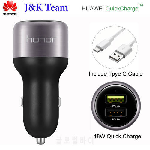 Huawei Car Charger Huawei Honor Car Charging AP31 9V 2A 18W usb charger fast charger quick charge 2.0 2 port 5V 2A 5V 1A