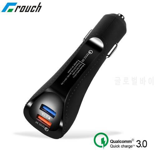 Car USB Charger Quick Charge 3.0 QC3.0 Mobile Phone Charger 2 Port USB Fast Car Charger for iPhone Samsung Xiaomi Tablet Charger