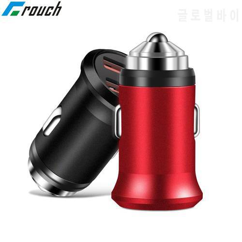 Car Charger Mini Dual usb car charger for mobile Phone Tablet Gps 5V 2A Usb charger for iphone 7 8 plus samsung adapter