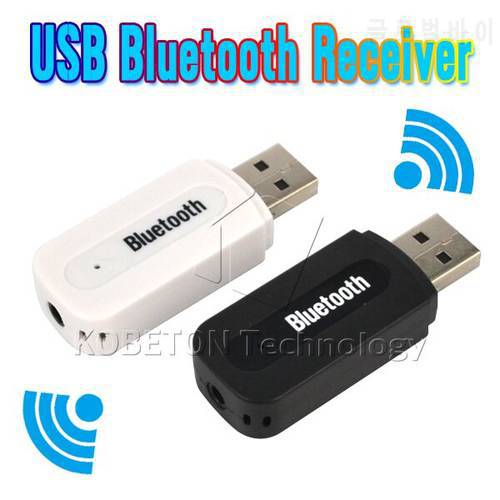 Wireless USB Bluetooth Stereo Music Receiver Dongle with 3.5mm Jack Audio Cable for Speaker for iPhone 6 for SONY LG