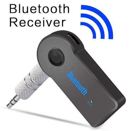 3.5mm Car Bluetooth Car Kit Receiver Aux Handsfree Wireless Car Bluetooth Adapter Car Bluetooth Audio Receiver Converter Speaker