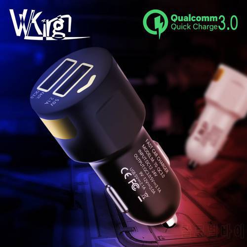 Quick Charge 3.0 Dual USB Car Charger Fast Charging For iPhone Xiaomi Samsung ipad 2 USB Port Car Charge QC3.0 Charger