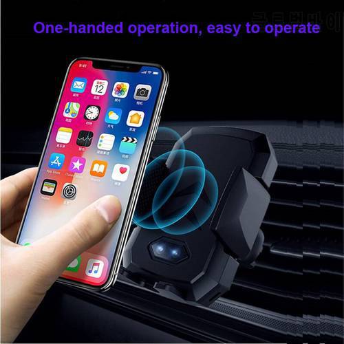 Car Mount Qi Wireless Charger For iPhone XS Max X XR 8 Fast Wireless Charging Car Phone Holder For Samsung Note 9 S9 S8