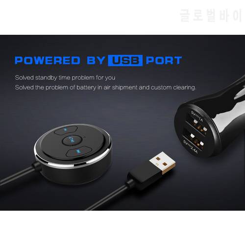 3.5mm AUX Car Kit Adapter Car Bluetooth-compatible Receiver 4.1 Stereo Mobile Wireless Audio Receiver Car accessories