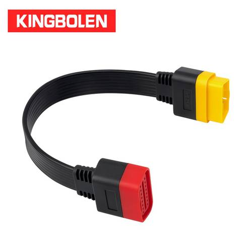 THINKDIAG Cable 16 Pin Male to Female OBD2 Extension Cable Car Diagnostic Tool 0.36M for thinkdiag Easydiag OBDII EOBD Connector
