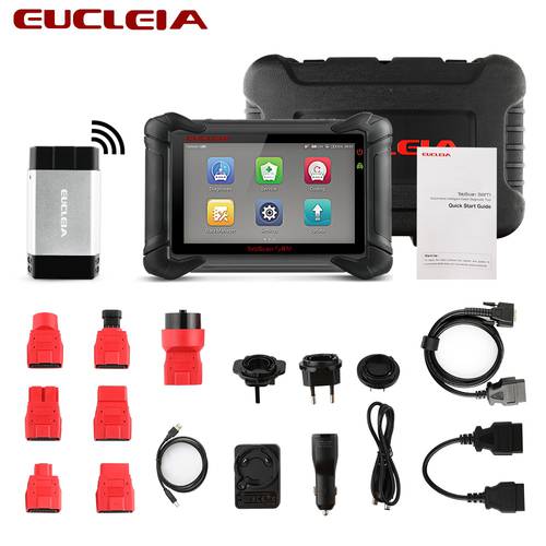 EUCLEIA S8M Professional OBD2 Scanner Full System Engine ABS SRS EPB Immo Diagnostic Tool Original OBDII Automobiles Scanner
