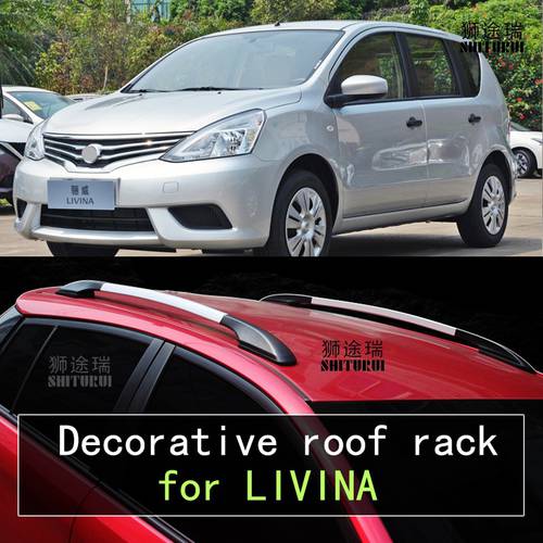 2Pcs Roof bars For NISSAN Livina X-Gear hatchback 2014 2019 2018 17 Aluminum Alloy Side Bars Cross Rails Roof Rack Luggage