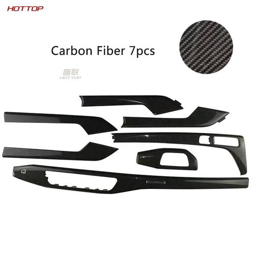 For Audi A4 B9 Carbon Fiber Interior Upgrade Carbon Fiber 7pcs For S4