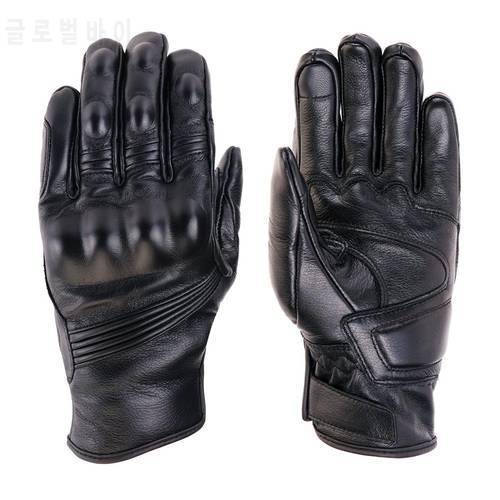 Retro Motorcycle Gloves Men Summer Breathable Full Finger Motocross Guantes Protection Gear Motorbike Moto Riding Gloves
