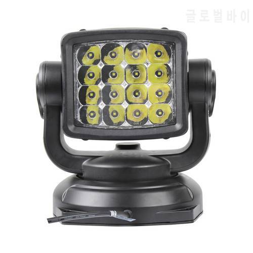 360degree Rotating 80W Led Search Light Remote Control Spot Work Light