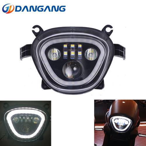 （CE）LED Black Headlight wirh halo for Suzuki Boulevard M109R VZR1800 M90 VZ1500 2006-2019