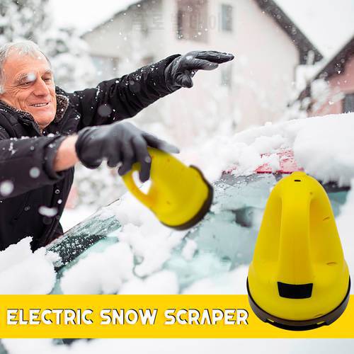 Electric Heated Car Ice Scraper Automobiles Cigarette Lighter Snow Removal Shovel Windshield Glass Defrost Clean Tools
