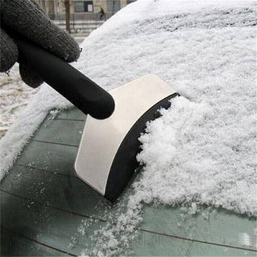 Car Stainless Snow Shovel Car Ice Remove Tool Winter Scraping Automotive Tool Winter Car Accessories Car Styling For Outdoor