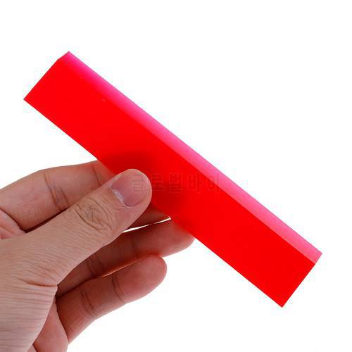 14.3x3.2CM Window Squeegee Rubber Strip Blade Cleaner Car Tinting Glass Clean Water Wiper Ice Scraper Carbon Fiber Wrap Tool