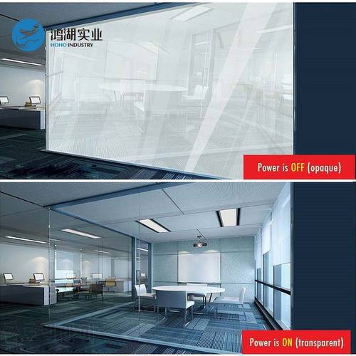 customized Smart PDLC Film White to Opaque Switchable Glass Film High quality Tint Film