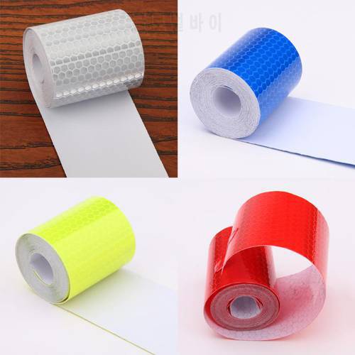 Car Reflective Tape Decoration Stickers Car Warning Safety Reflection Tape Film Auto Reflector Sticker on Car Styling 5cm*300cm
