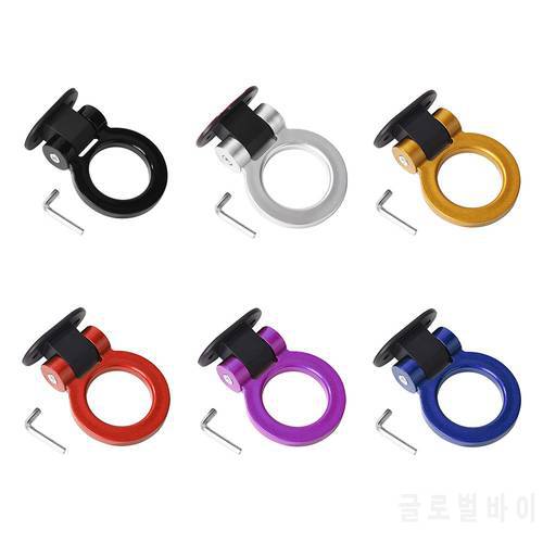 110x65mm Car Trailer Hook Racing Ring/Triangle Style Auto Front Rear Bumper Towing Hook Auto Accessories