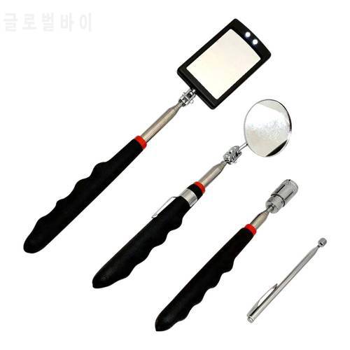 360 Degrees Rotating Inspection Mirror Telescoping Flexible Tool Engine Chassis Inspection Auto Repair Detector Car Repair Tools