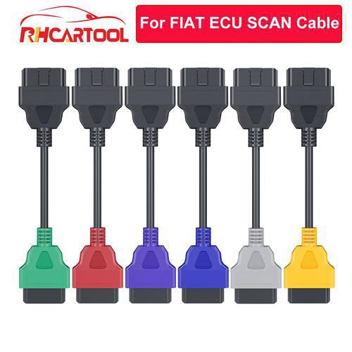 Auto OBD2 Connector Diagnostic Adapter Cable for Fiat ECUScan and Multiecuscan for Fiat Alfa Romeo and for Lancia