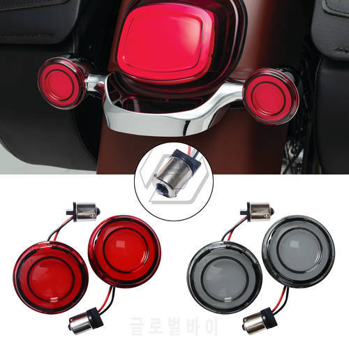 For Harley Touring Sportster XL Models 2002-2021 Motorcycle 1156 Bullet Style LED Rear Turn Signal Conversions
