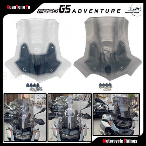 For BMW F850GS Adventure ADV 2019+ New motorcycle wind deflector increased F850GSADV windshield 4.5MMwindshield high quality GSA