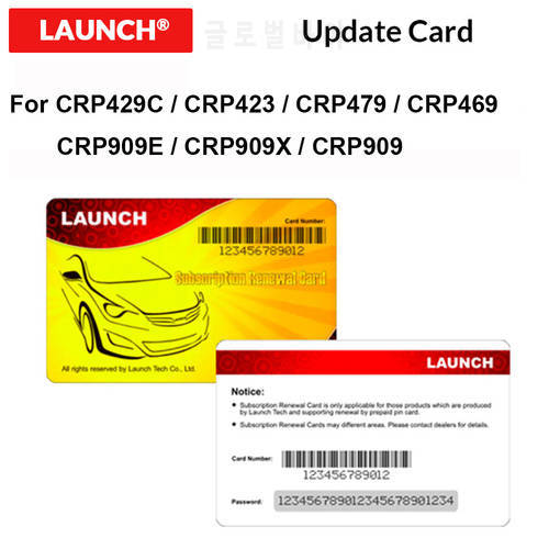 LAUNCH Original Pin Card Software Card Support for X431 CRP429C CRP479 CRP469 X431 CRP423 CRP909E CRP909 CRP909X
