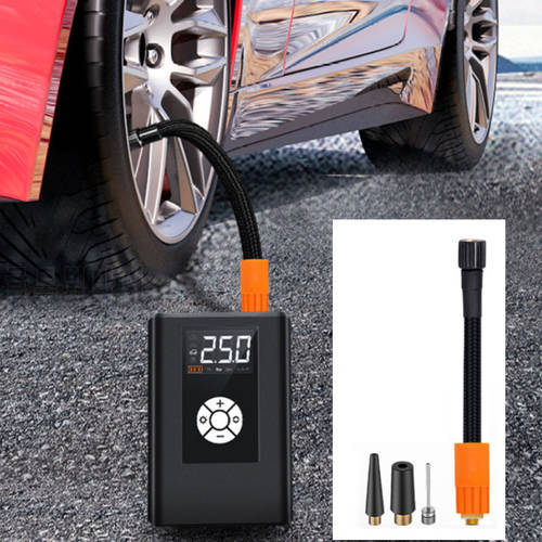 Car Air Pump Quick Gas Filled Intelligent Digital Portable 120w Car Tires Wireless Inflation Pressure Measurement