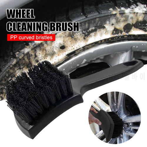 Auto Tire Rim Brush Wheel Hub Cleaning Brushes Car Wash Detailing Wheels Cleaning Brush Microfiber Wheel Rim Brush Washing Tool