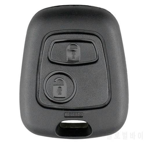 2 Button Replacement Remote Control Blank Car Key Shell Key Box for Peugeot 206 Blade Car Alarm Key Box Car Accessories