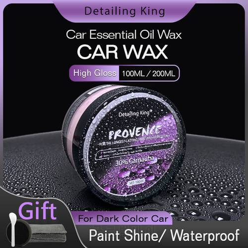 【DK】PROVENCE Car Detailing Wax 30% vol. Carnauba Essential Oils Wax Depth Gloss Long-Lasting Protection Car Waxing Care