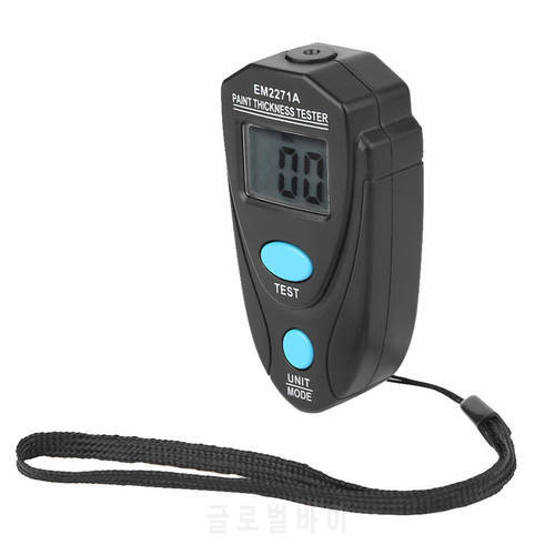 Digital Mini Thickness Gauge Car Paint Film Tester Coating Meter Electric Manual Tool Ultra-precise Fe/NFe 0.1-2mm