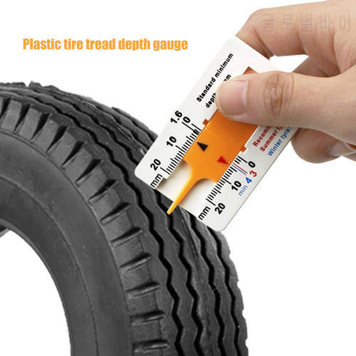0-20mm Car Tyre Tread Depth Vernier Caliper Ruler Wheel Tire Thickness Gauges Tester Meter Indicator Measuring Tool Car Supplies