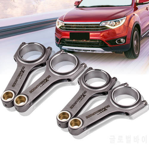 4340 Forged H-Beam Connecting Rods+Bolts for Opel Vauxhall Corsa 1.6 1.8 5.108