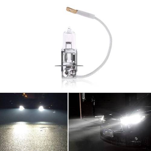 1Pcs H3 12V 3000K Car Xenon Head Lamp Halogen Fog Light Bulb 55W Headlight For High/Low Beam Fog Lamp Auto Products Accessories