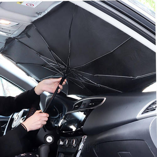 Car Sunscreen Windshield Protection Accessories For Fiat 500 600 Tipo Punto stilo Freemont Cross Coroma Panda Idea Palio