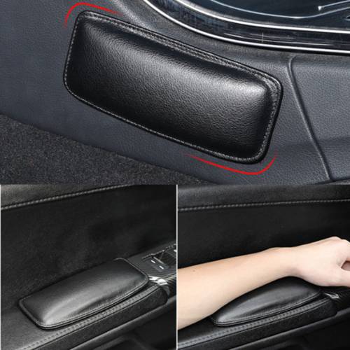 New Universal Car Knee Pad Cushion Leather Pillow Elastic Memory Foam Auto Interior Accessories Seat Pillows Cushions