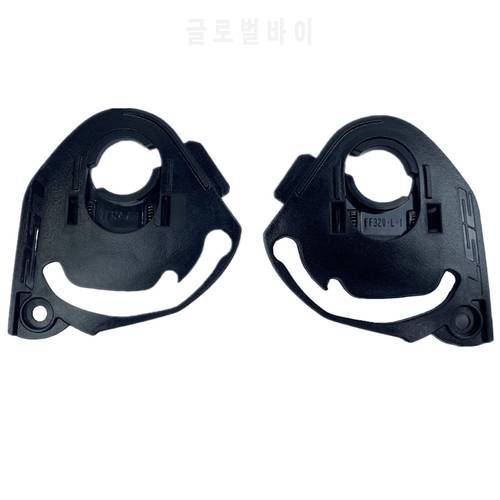 2Pcs Motorcycle Helmet Lens Base, Replacement Side Plate Helmets Visor Mounts Fits for Ff328 Ff320 353 320 800