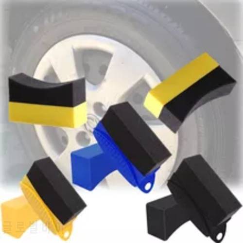 2022 new Car Wheel Polishing Waxing Sponge Brush Plastics Washing Cleaning Brush Sponge Brush Car Clean Detail Accessories