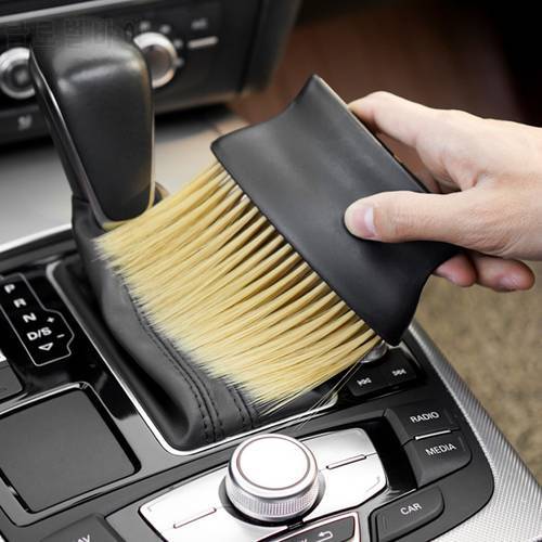 Car Air Conditioner Cleaner Brush Air Outlet Cleaning Brush Car Detailing Brush Dust Keyboard Cleaning Brush Tools