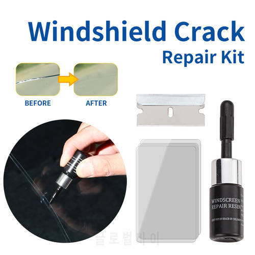 Three Piece Set Car Window Glass Cracked Scratch Restore DIY Windshield Repair Tools Auto Glass Scratch Remove Care Accessories