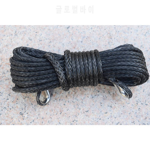 6mm ATV winch rope extension winch extension rope for ATV/UTV winch recovery