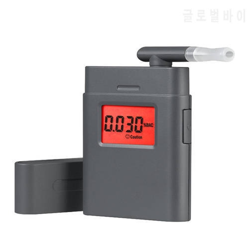 New Breath LCD Display Alcohol Tester Wine Breathalyzer For Drivers Mouthpieces Alcohol Tester