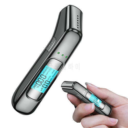 Breathalyzer Tester Non-Contact And High-Precision Tester With Digital LCD Screen USB Rechargeable