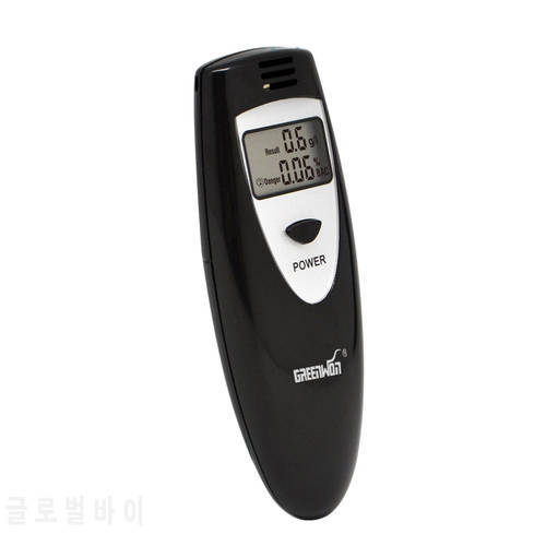 2pcs Prefessional Police Portable Breath Alcohol Analyzer Digital Breathalyzer Tester Body Alcoholicity Meter Alcohol Detection