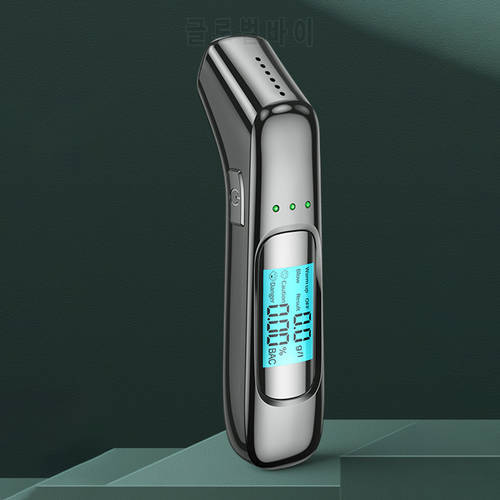 Car Professional Breath Tester 10 Seconds Digital Portable Rechargeable Breathalyzer Alcohol Tester Instrument