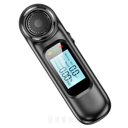 C7 Automatic -Alcohol Tester Breath Tester LED Display Portable USB Rechargeable Breathalyzer Tester -Alcohol Test Tools