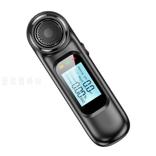 Professional Breathalyzer Car Portable Digital Breath Tester USB Rechargeable Non-contact Breathalyzer