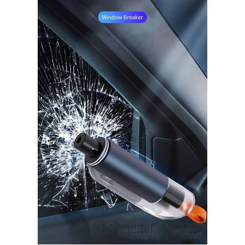 Mini Safety Hammer Aluminum Alloy Car Emergency Window Breaker Rescue Escape Tool Seat Belt Cutter Escape Blade Tools